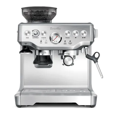 Breville Barista Express espresso machine in brushed stainless steel