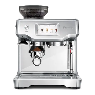 Breville Barista Touch espresso machine in brushed stainless steel