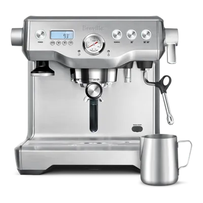 Breville Dual Boiler espresso machine in brushed stainless steel
