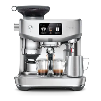 Breville Oracle Jet espresso machine in brushed stainless steel