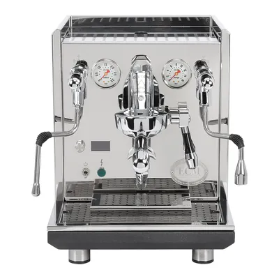 ECM Synchronika II espresso machine in stainless steel