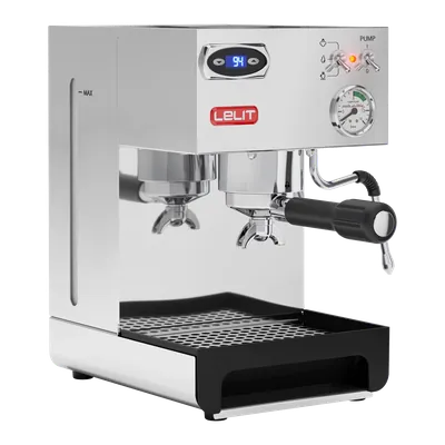 Lelit Anna espresso machine in stainless steel